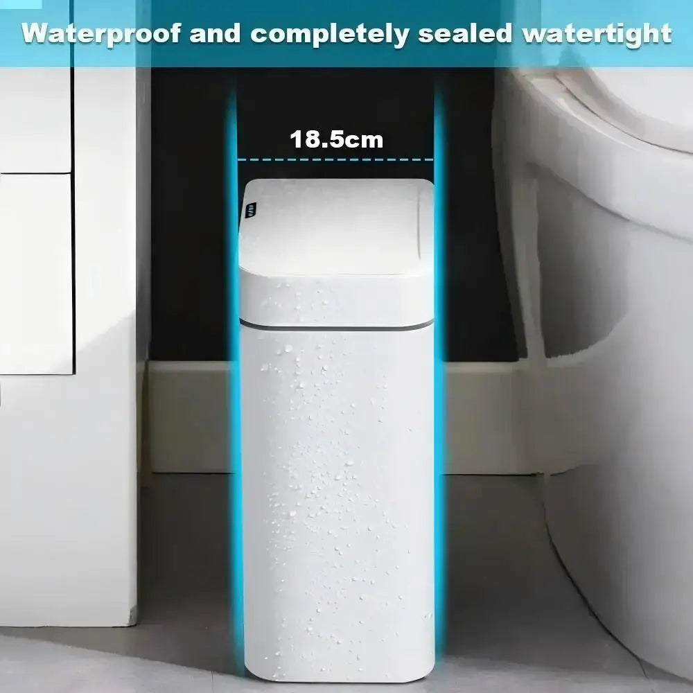 Lixeira Automática com Sensor 15L — Abre Sozinha, Sem Encostar